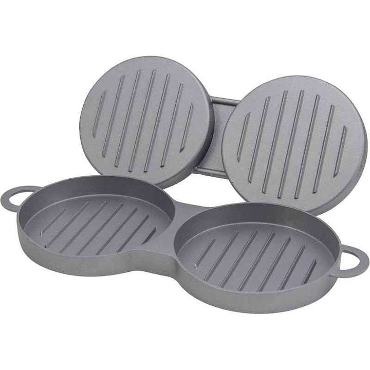 Char-Broil Double Burger Press, Cast Aluminium - 6787719 - 1000199