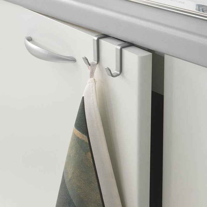 Metaltex Double Hook Galileo of Polytherm Metal, Silver - 1000607