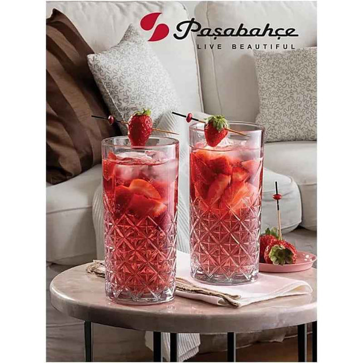 Pasabahce Timeless Long Tumbler Set of 4 450cc - 1001874