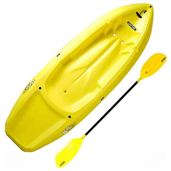 Lifetime 6ft Youth Kayak Wave with Paddle 183cm - Yellow - 1001918