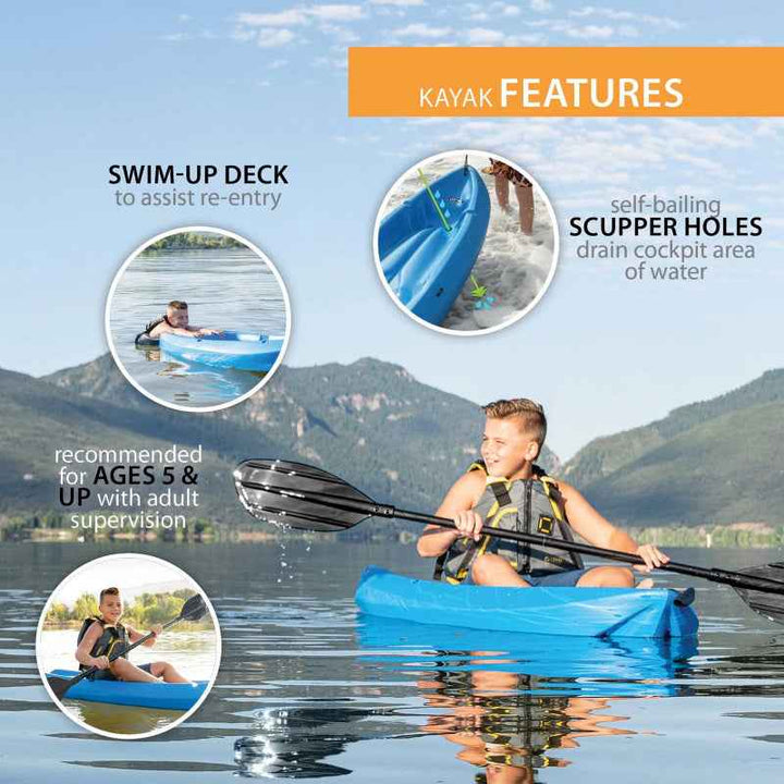 Lifetime 6ft Youth Kayak Wave 183cm - Blue 90825 - 1001920