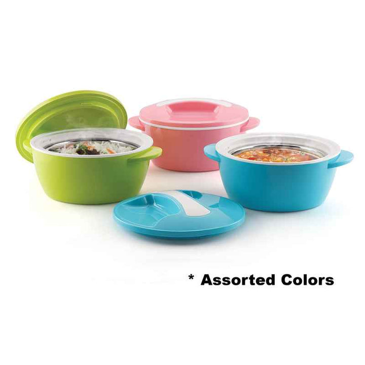 Axis Aura Hot Pot 3 Pcs Set 600+1000+2000 ml, Microwave Safe HP-609 - 1003617