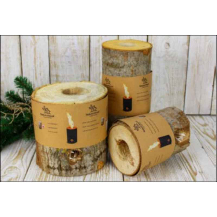 Wood Torch with Nature Wax Outdoor 18 x 18 cm Viking Wood Torch +/- 70Min - 1003689