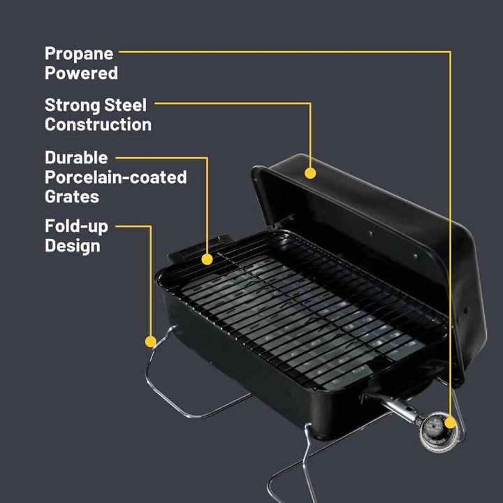 Char-Broil Portable Gas Grill Black 465133010 - 1003947