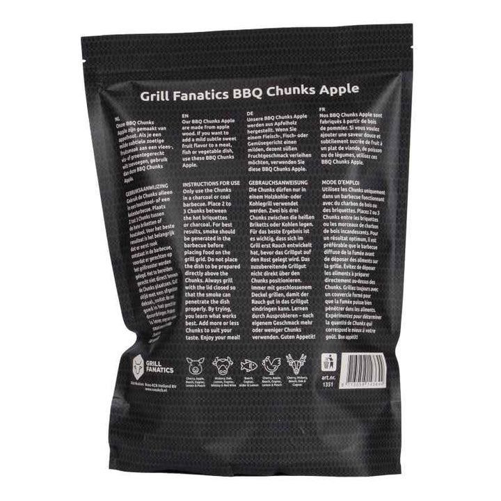Grill Fanatics BBQ Chunks Apple 1000grm 1351 - 1003960