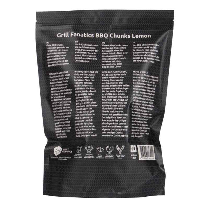 Grill Fanatics BBQ Chunks Lemon 1000grm 1435 - 1003966