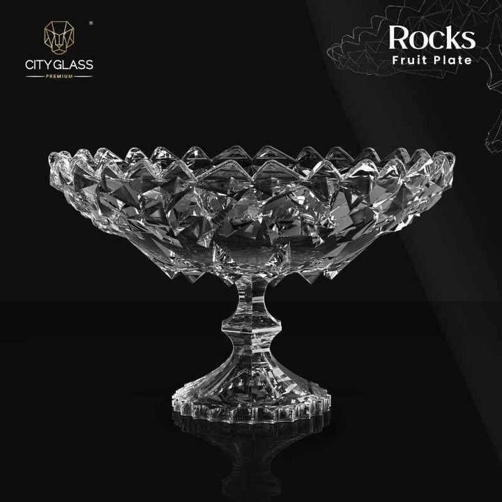 Rocks Fruit Bowl with Stem 30 cm Gift Box - 1004008