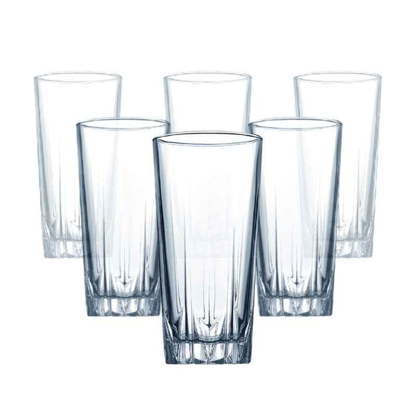 Pasabahce Water Tumbler Set Glass, Set of 6 - 1004063