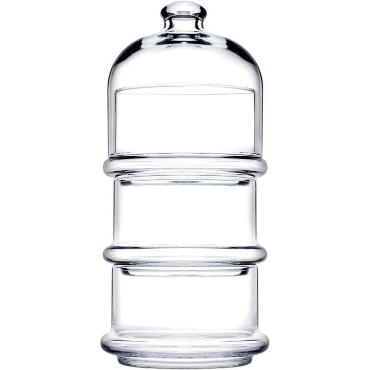 Pasabahce 3 Layer Serving Set Transparent Glass - 1004080