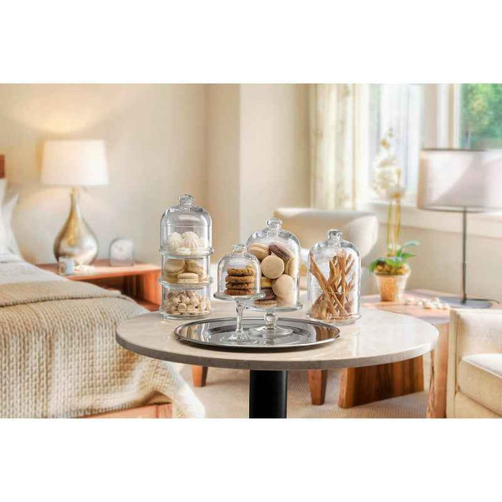 Pasabahce 3 Layer Serving Set Transparent Glass - 1004080