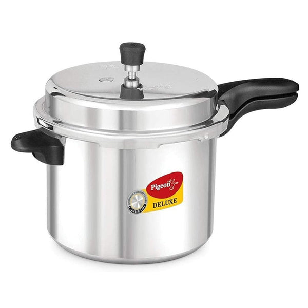 Pigeon Pressure Cooker Aluminium 7.5 Liter Silver 104 - Salman Stores