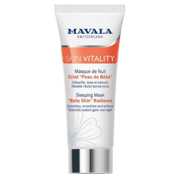 Mavala Swiss Skin Solution Skin Vitality Sleeping Mask Baby Skin Radiance 65 ml 1190