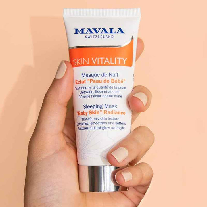 Mavala Swiss Skin Solution Skin Vitality Sleeping Mask Baby Skin Radiance 65 ml 1190
