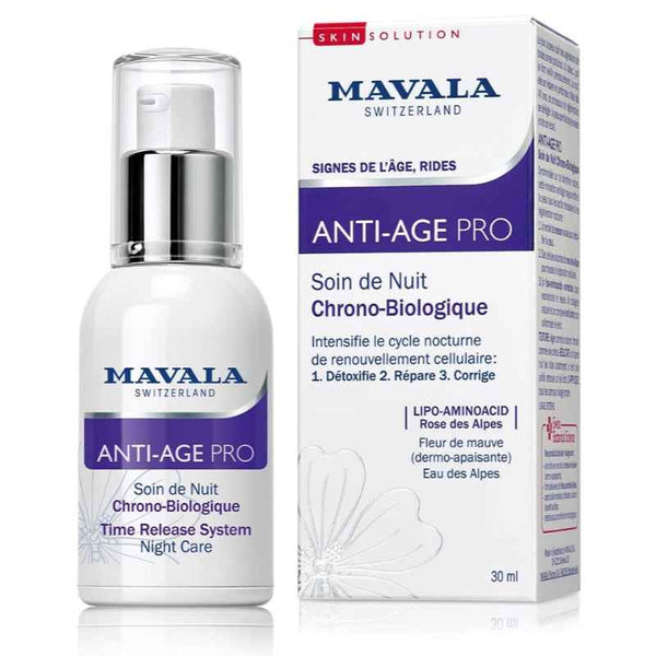 Mavala Swiss Skin Solution Anti Age Pro Time Release System Night Care Cream 30 ml 1206