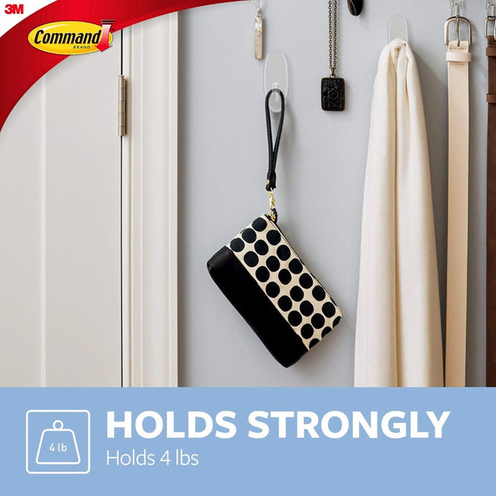 3M Command Clear Hooks Strips Medium 17091CLR - Salman Stores