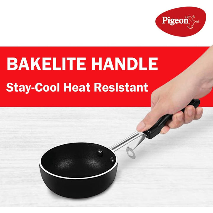 Pigeon Tadka Pan Non Stick Black 177 - Salman Stores
