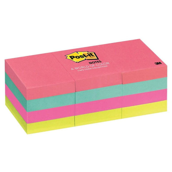 3M Post-It 653AN Capetown 4 Sticky Notes Colors - Salman Stores