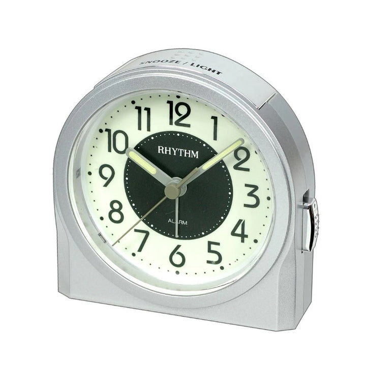 Rhythm Alarm Clock Silver - Salman Stores