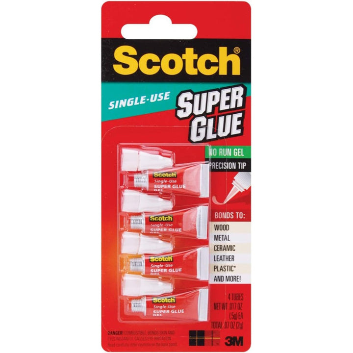 3M Scotch Super Glue Gel AD119 4 pcs Set - Salman Stores