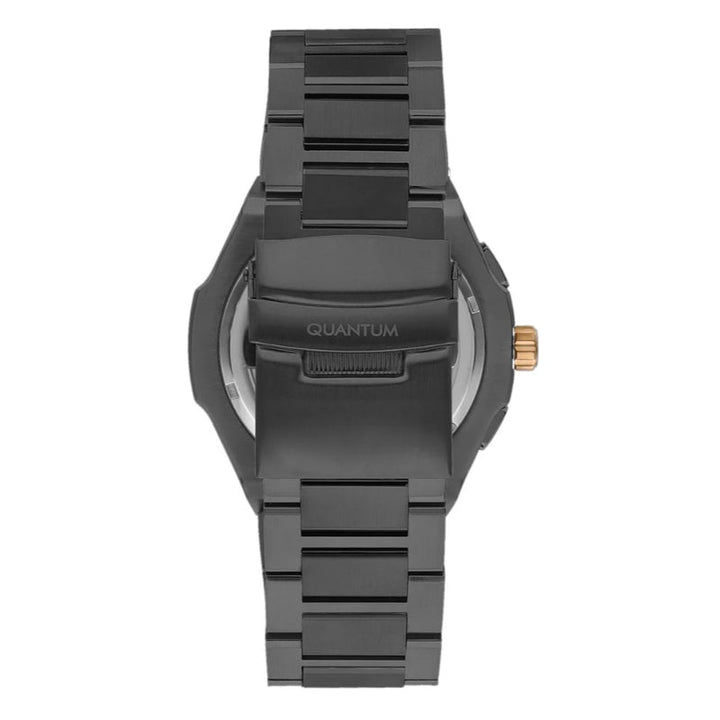 Quantum Men Black Stainless Steel Analog Green Dial Watch ADG1032070 - Salman Stores