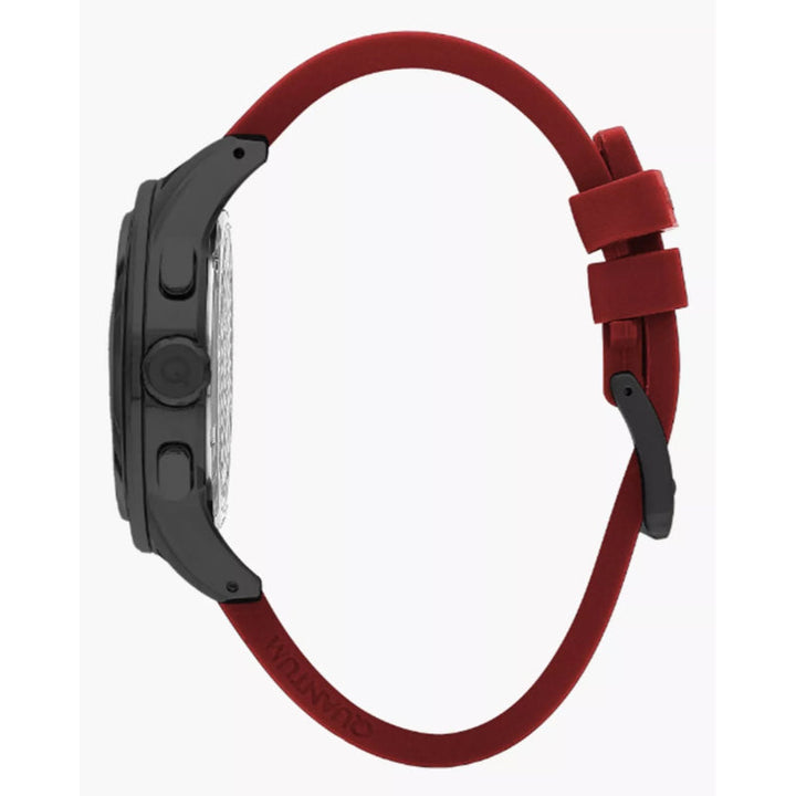 Quantum Men Maroon Silicone Analog Black Dial Watch ADG991668 - Salman Stores