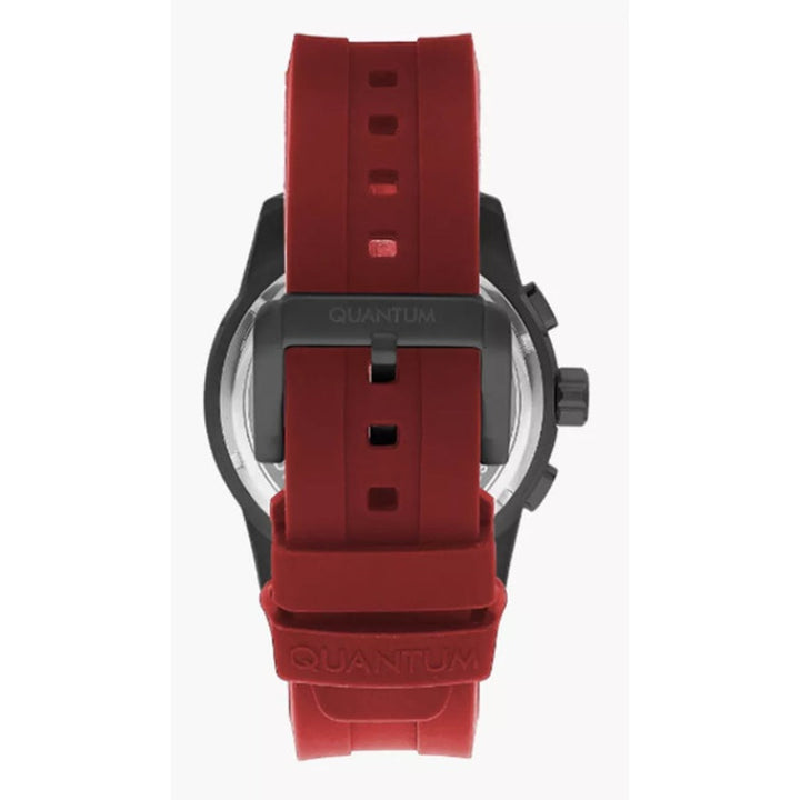 Quantum Men Maroon Silicone Analog Black Dial Watch ADG991668 - Salman Stores
