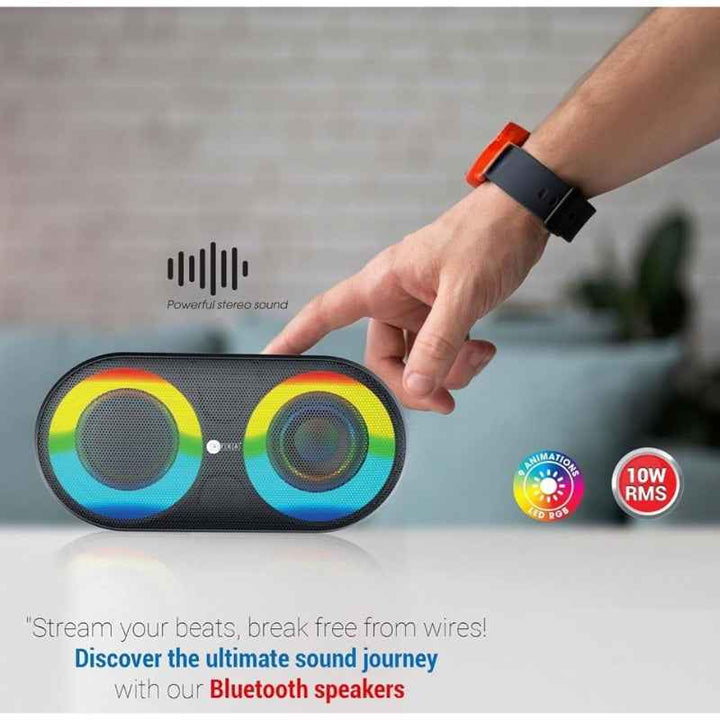 Afra Bluetooth Speaker Ultra Bass 10W Black AF-0010BSBK