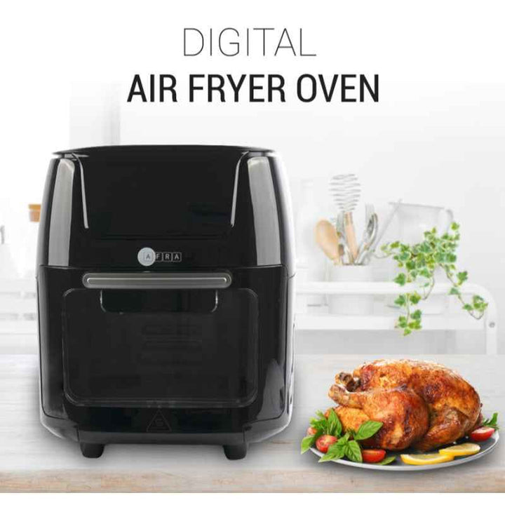 Afra Digital Air Fryer 12 Liter 1800W Black AF-1218AFBK