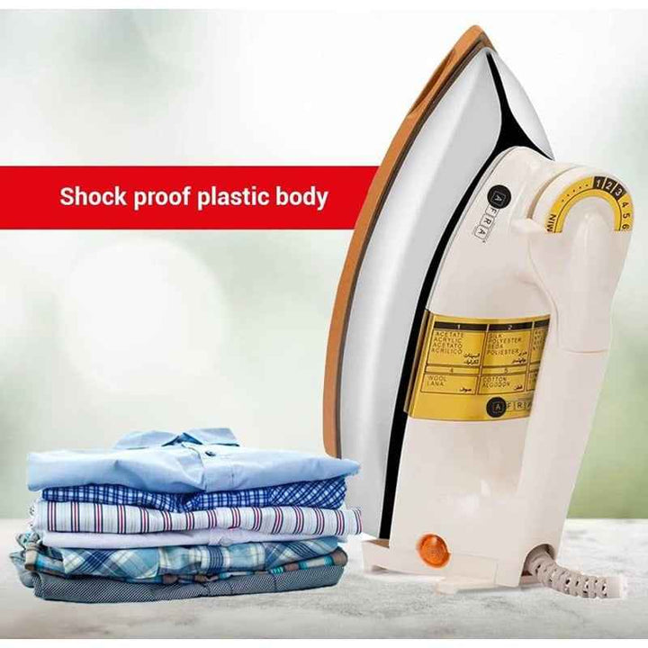 Afra Automatic Dry Iron 2kg Non-Stick 1000W White AF-2000DIWH