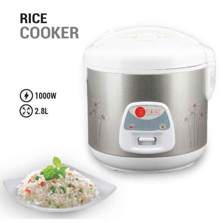 Afra Rice Cooker 2.8 Liter Non-Stick 1000W AF-2810RCMT