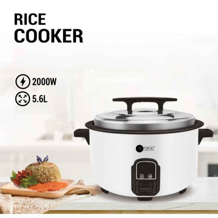 Afra Rice Cooker 5.6 Liter 2000W White AF-56220RCGL