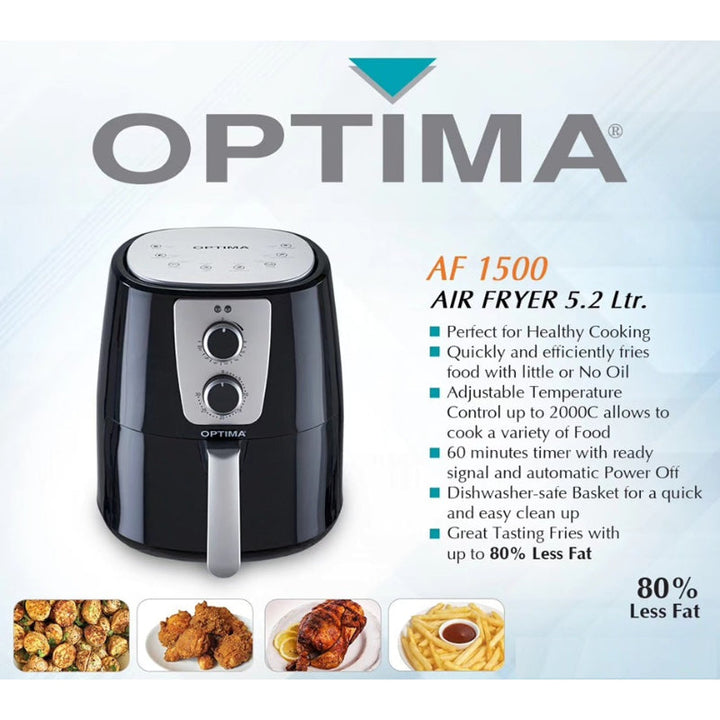 Optima Air Fryer 5.2 Liter AF1500 - Salman Stores
