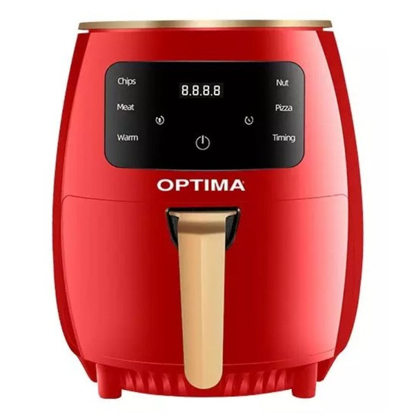 Optima Air Fryer 5.5 Liter 1400 W AF1800 Red - Salman Stores