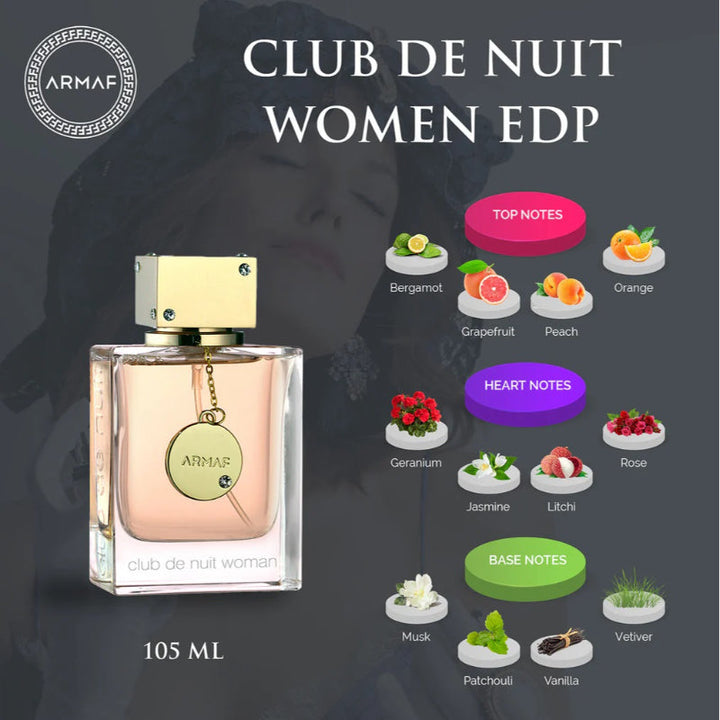 Armaf Club De Nuit for Women EDP 105 ml - Salman Stores