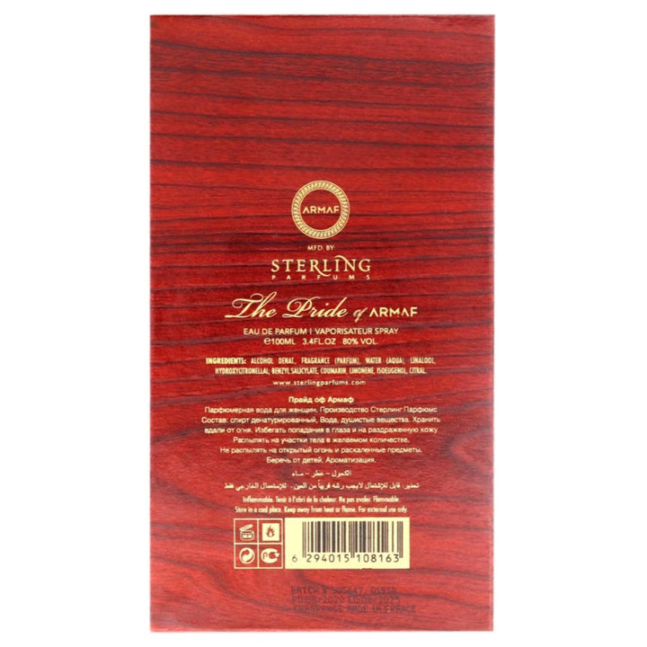 The Pride of Armaf Pour Femme EDP 100ml AM108163 - Salman Stores