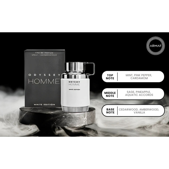 Odyssey Homme White Edition 100 ml by Armaf AM109320 - Salman Stores