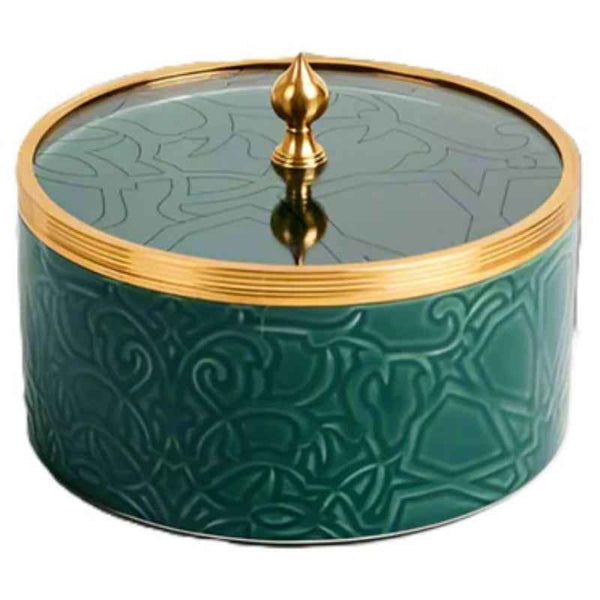 Otantik Large Date Bowl from Majlis Green 19.5cm AM1109