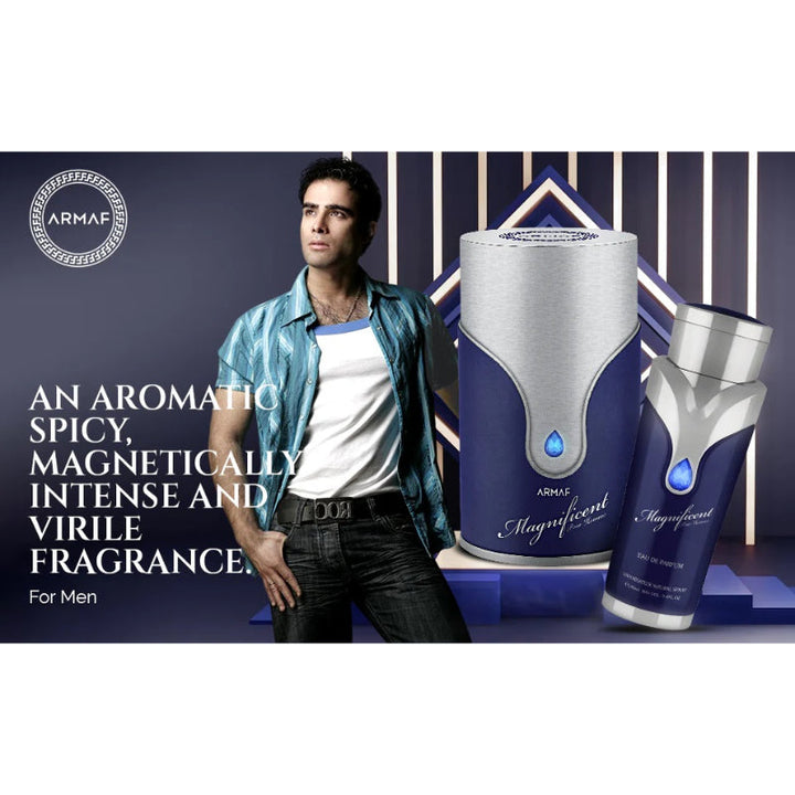 Armaf Magnificent Blue Pour Homme for Men EDP 100 ml - Salman Stores