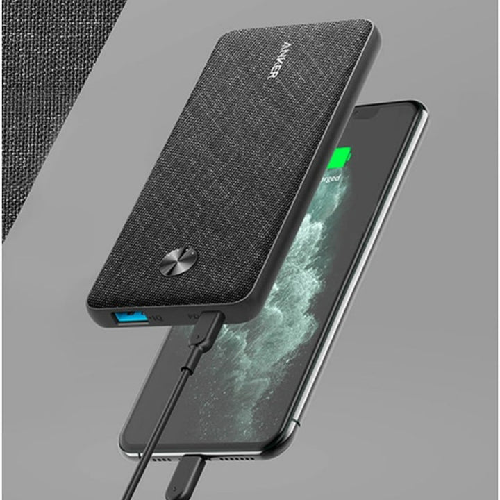 Anker Powercore III Sense 10000 PD 20W Fabric Black AN.A1244H12.BK - Salman Stores