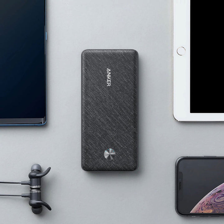 Anker Powercore III Sense 10000 PD 20W Fabric Black AN.A1244H12.BK - Salman Stores