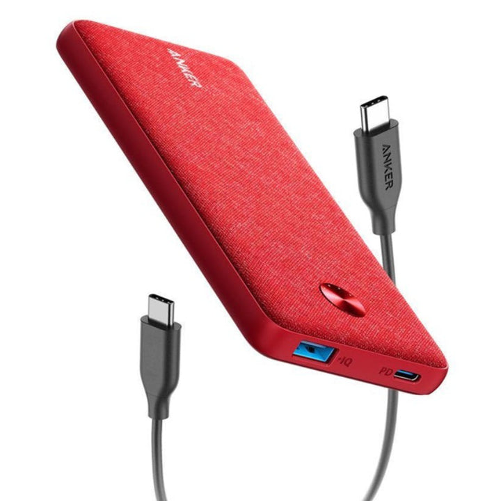 Anker Powercore III Sense 10000 PD 20W Fabric Red AN.A1244H92.RD - Salman Stores