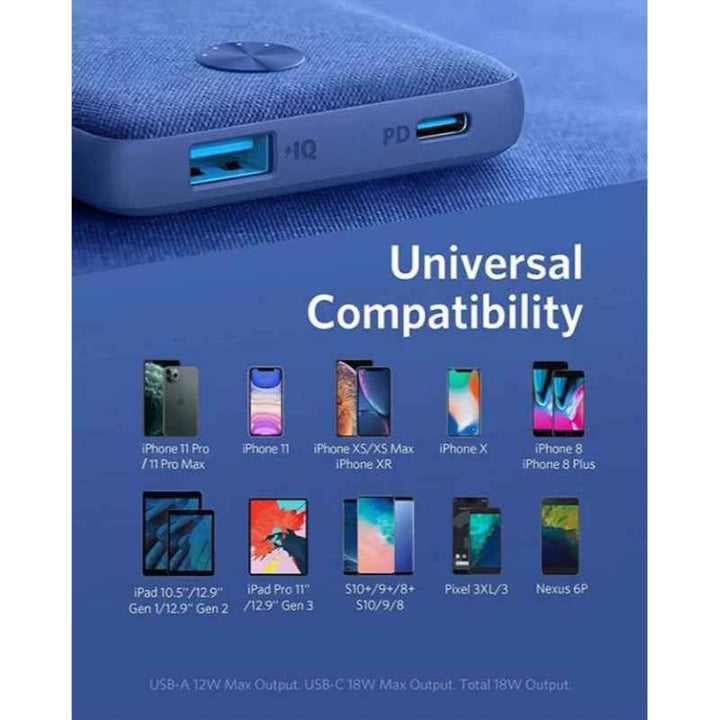 Anker Powercore III 10000mAh PD 20W Fabric Blue AN.A1248H31.BL
