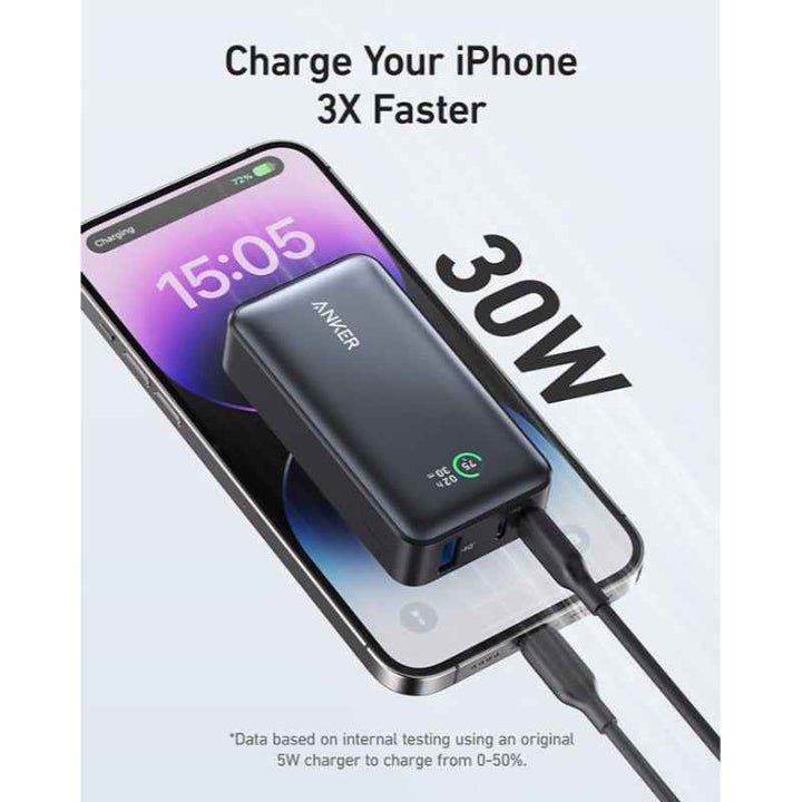 Anker 533 Power Bank 10000 mAh 30W Black AN.A1256H11.BK