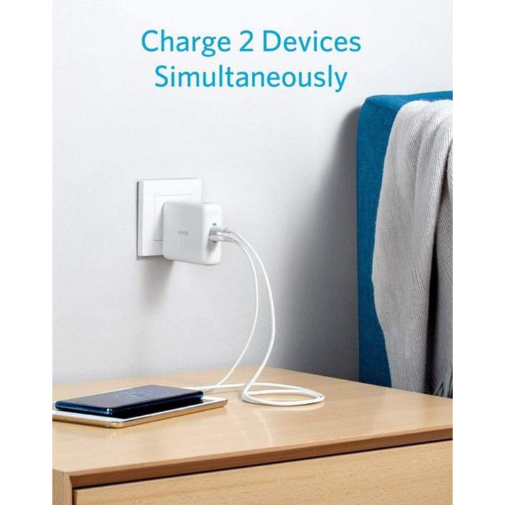 Anker Powercore III Fusion Charger and Powerbank 5000 mAh PD 18W White AN.A1624H22.WT - Salman Stores