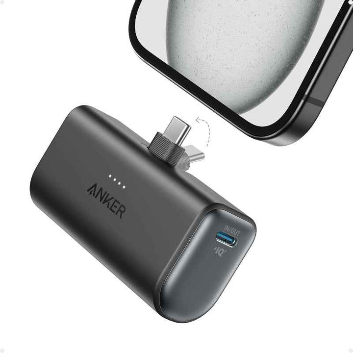 Anker 621 Powercore 5000 MAH With Built in Lightning Connect Black AN.A1645H11.BK
