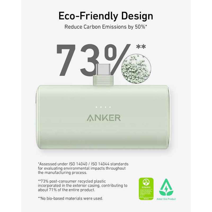 Anker 621 Powercore 5000mAh With Built in Lightning Connect 12W Blue AN.A1645H31.BL