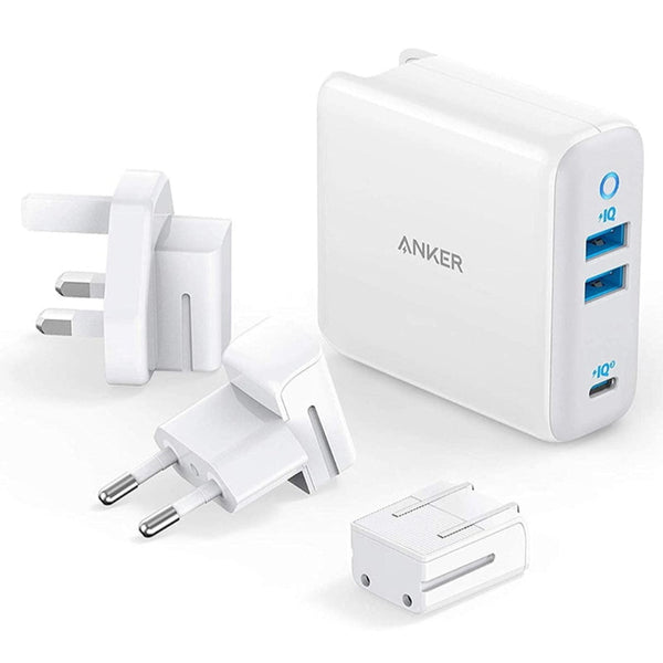 Anker Powerport III 3-Port 65W White AN.A2033H21.WT - Salman Stores