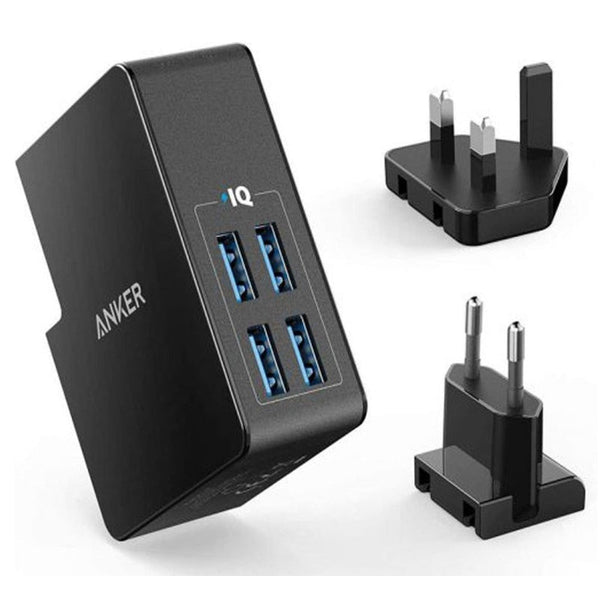 Anker Powerport 27W 4A USB Port Black AN.A2042L11.BK - Salman Stores