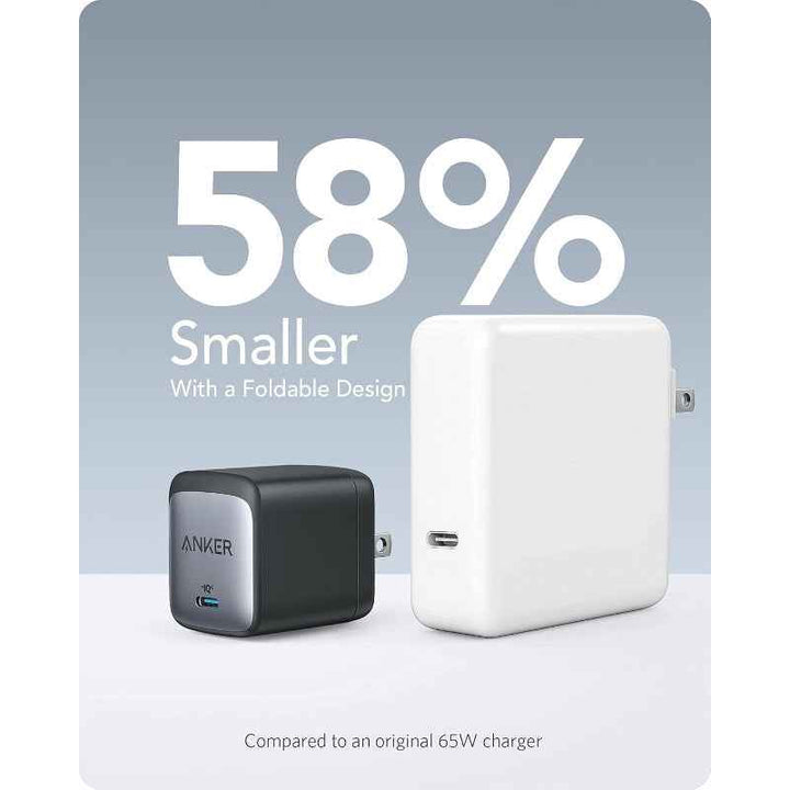 Anker 715 Powerport Nano 65W 1C PD GAN Black AN.A2663K11.BK