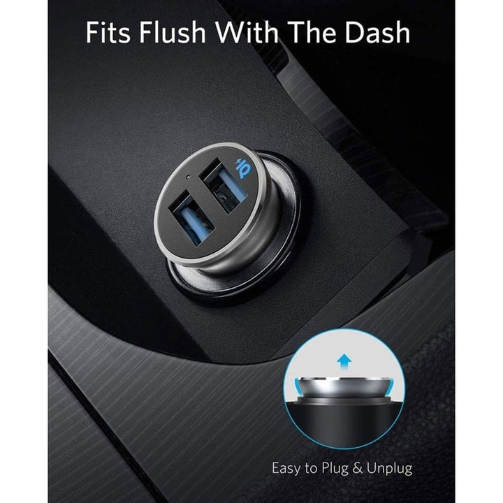 Anker Powerdrive 24W 2A Silver AN.A2727H42.SL - Salman Stores